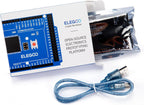 ELEGOO Mega 2560 R3 Board, ATmega2560, Compatible with Arduino, Blue