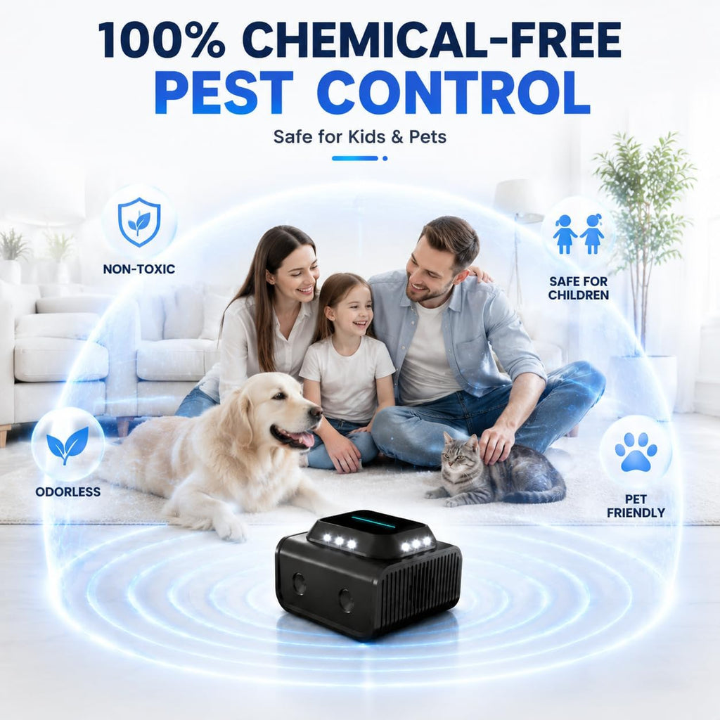 Ultrasonic Rodent Repeller Plug in for Mice, Rats & Squirrels – Electronic Pest Repellent Indoor – Mouse Deterrent