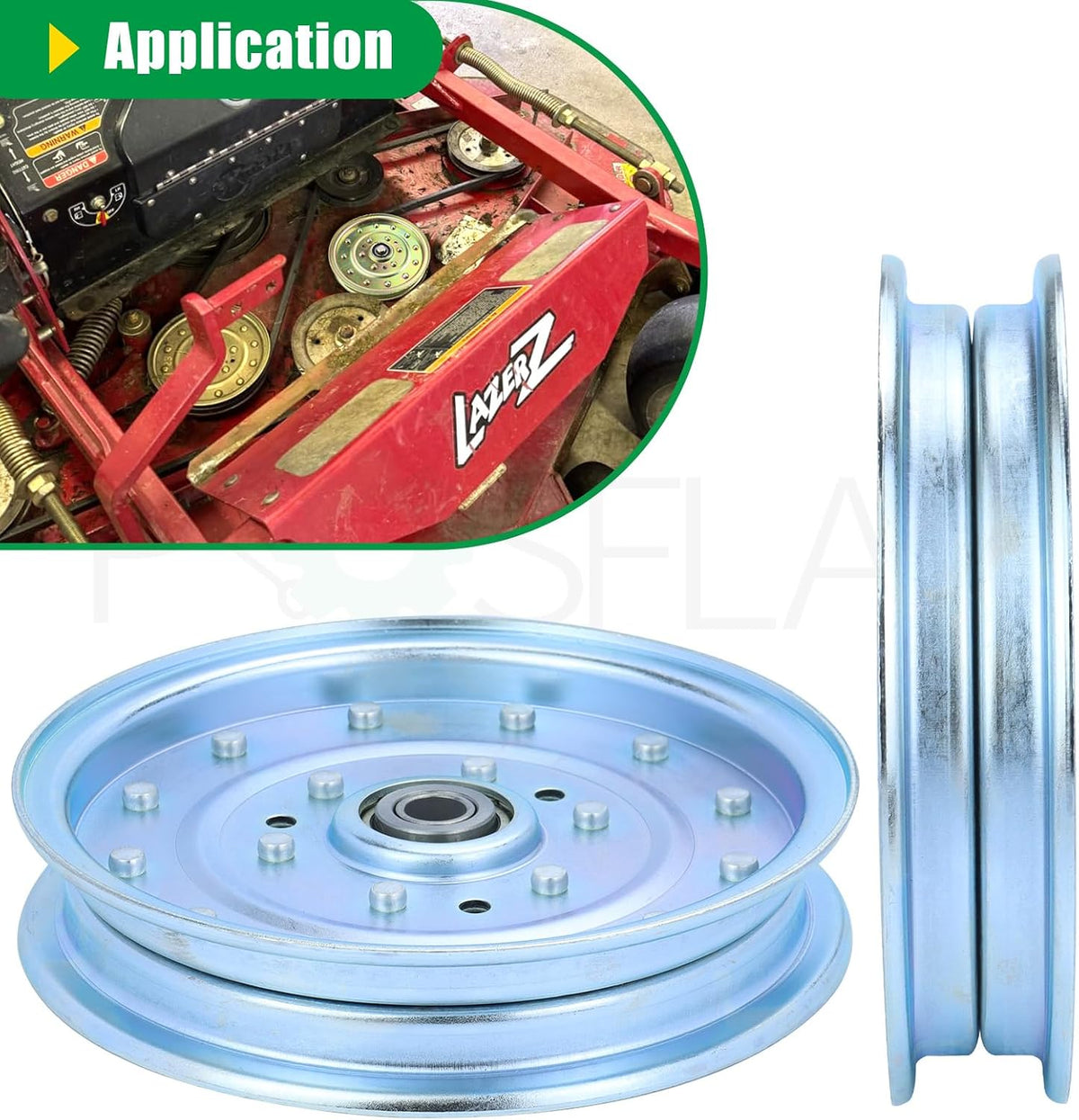 5021976 5103800YP Idler Pulley for Simplicity 48" 52" 61" 72" Decks
