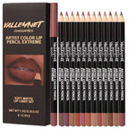 12-Color Lip Liner Set – Matte Lip Pencils for Ombre & Gradient Lips, Long-Lasting, Smudge-Proof, Hydrating Lip Liner