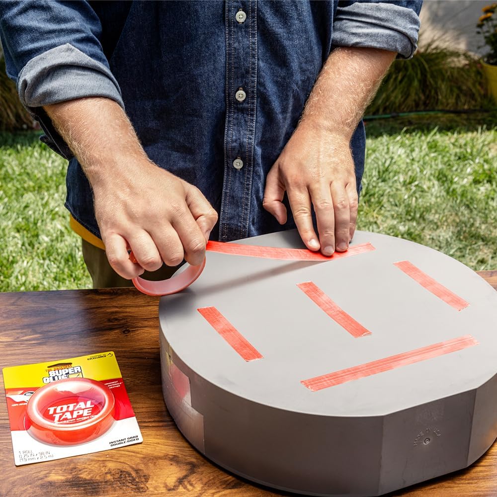 Super Glue, Total Tape Roll, Strong Indoor & Outdoor Construction Adhesive, Holds 300 lbs. per Roll, Permanent