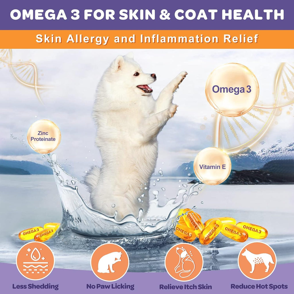 6 Billion Freeze Dried Probiotics for Dogs, 120 Bites