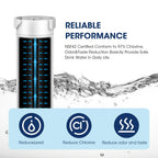 XWFE (Built-in CHIP) Refrigerator Water Filter Pack of 1