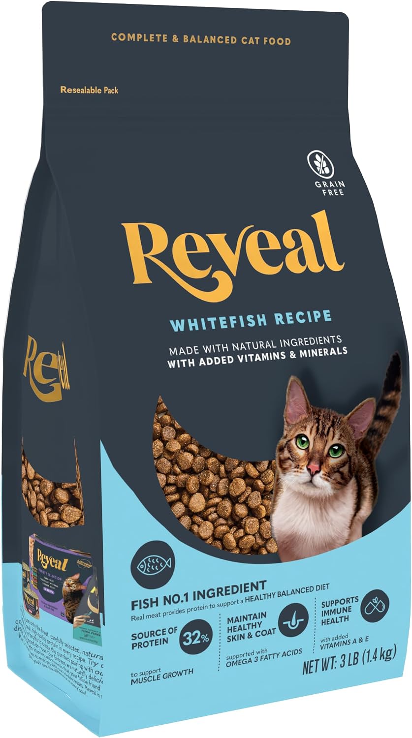 Whitefish Grain Free Complete Dry Cat Food 3 lb Bag