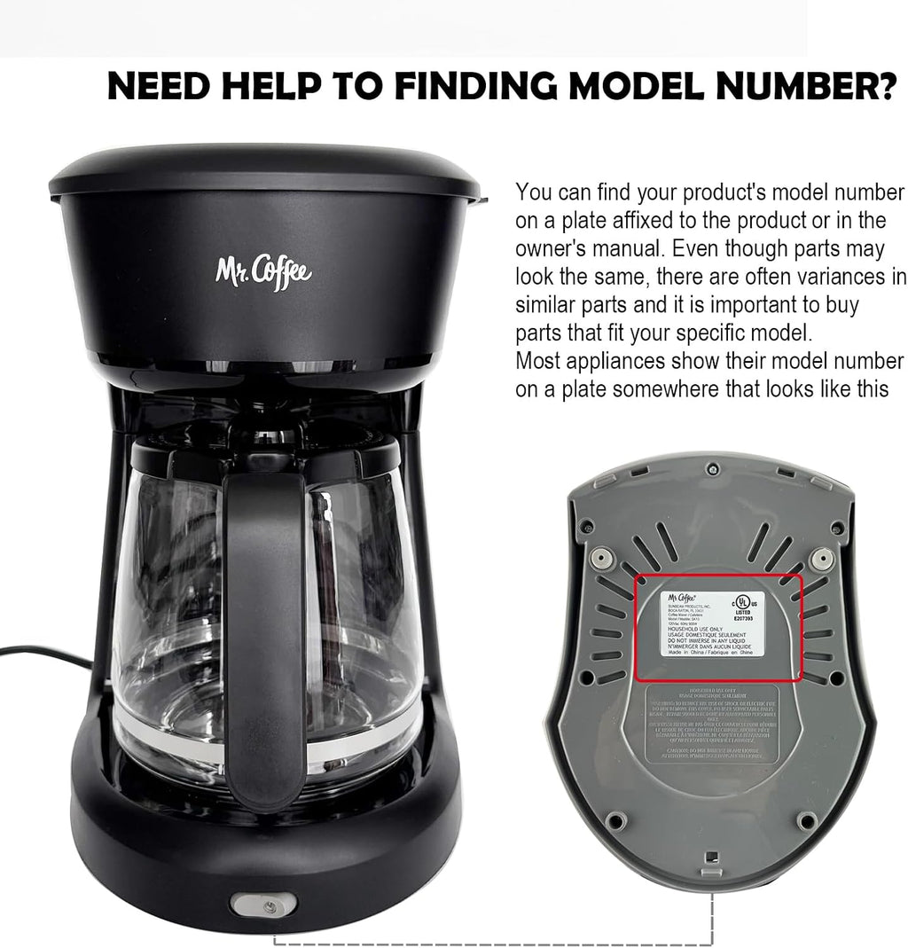 12-Cup Glass Coffee Carafe Replacement for Mr. Coffee Coffeemaker