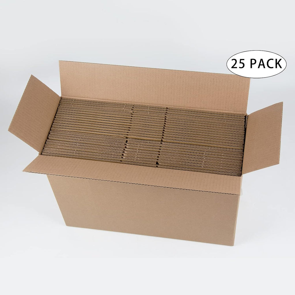 Shipping Boxes 10x7x5 Inches Small Corrugated Cardboard Boxes, 25 Pack