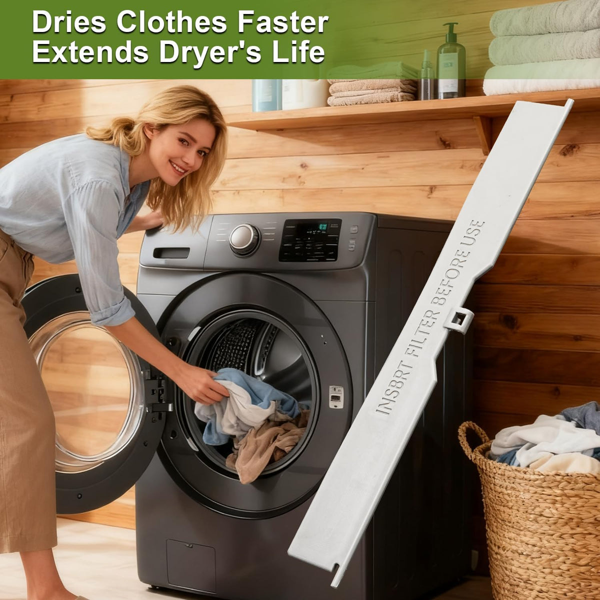 Dryer Lint Screen Guide Filter Cover Compatible with LG Kenmore Dryers Replace#: 3550EL2004B 2647804 PS3634953 FIX3634953