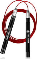 Sonic Boom M2 High Speed Jump Rope - Patent Pending Self-Locking, Screw-Free Design – Weighted, 360 Degree Spin