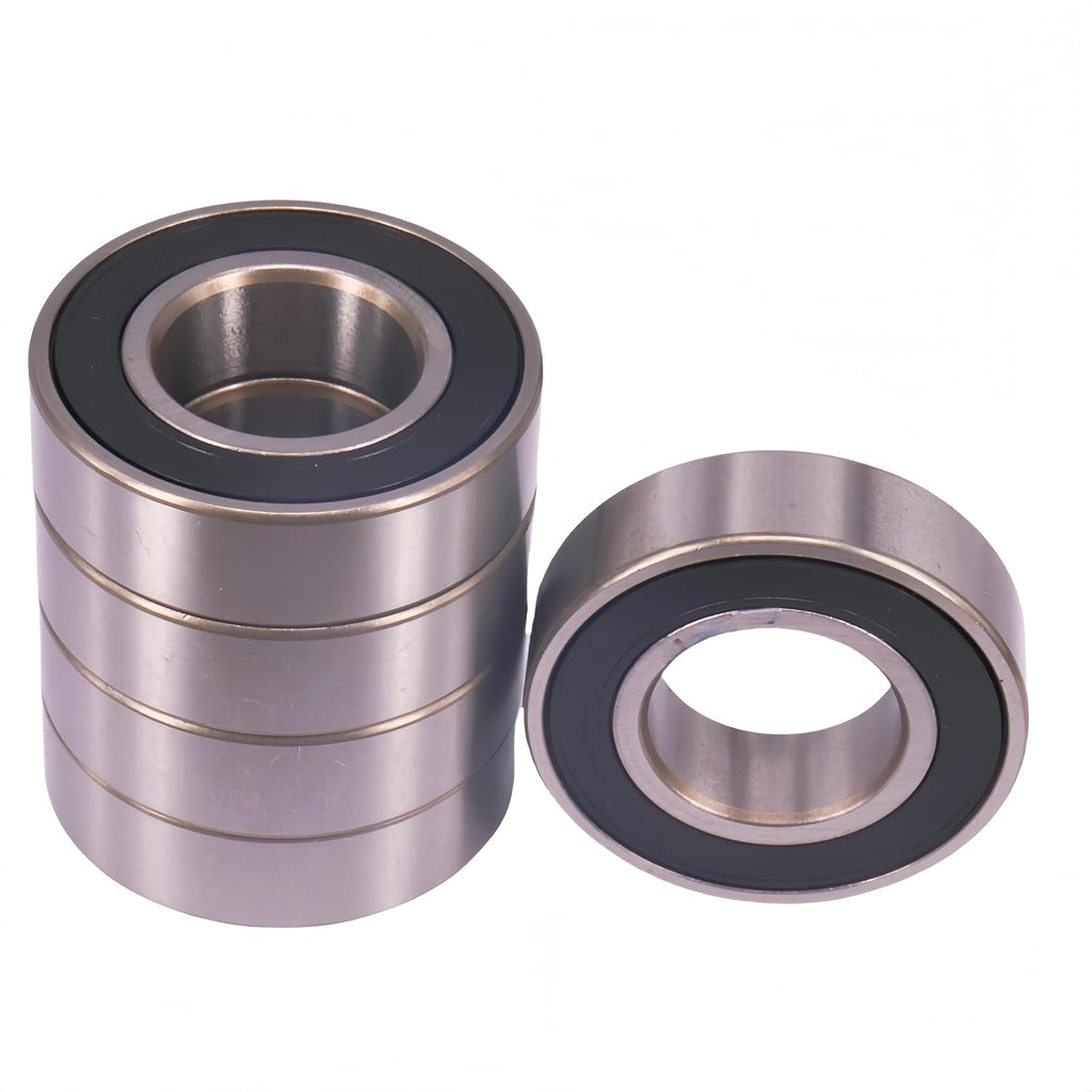 DEEG 5Pcs Deep Groove Bearings 1''x2''x9/16'' Double Seals