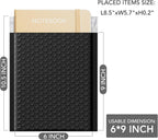 GSSSUSA Black Bubble Mailers 6x10 Inch 25 Pack Padded Envelopes Shipping