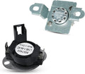 AZ4U wp8557403 Part Number 8557403 Dryer Thermostat Kit, 8318314 280148 Dryer Thermal Cut-Off & High Limit Thermostat Replace Thermal Fuse 280148VP For Whirlpool, Maytag thermostat 8557403, Kenmore