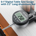 Table Saw Alignment Tool Digital Dial Indicator,0.0005"Precision