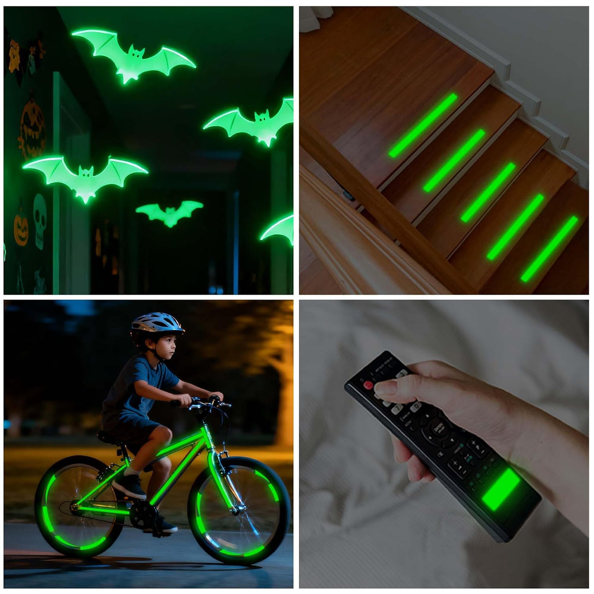 ADHES Green Glow in The Dark Tape 1 Inch x 65FT