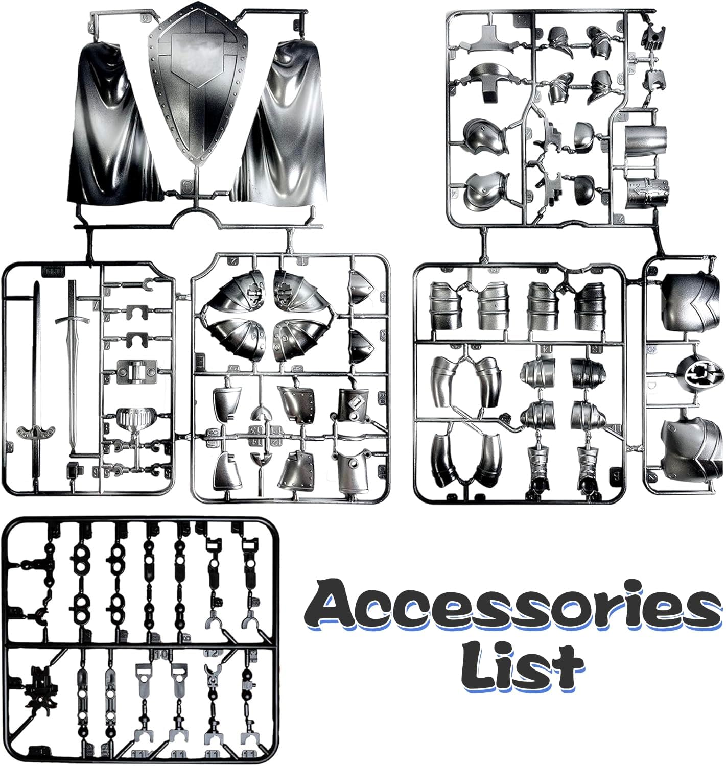 Medieval Action Figures,Knight Armor Action Figure,Multi-Jointed Movable Robot Mannequin T13,Dummy 13 Action