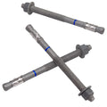 1/2" x 7" Concrete Anchors (20 Pack) Wedge Anchors Bolts, Hot Dip Galvanized