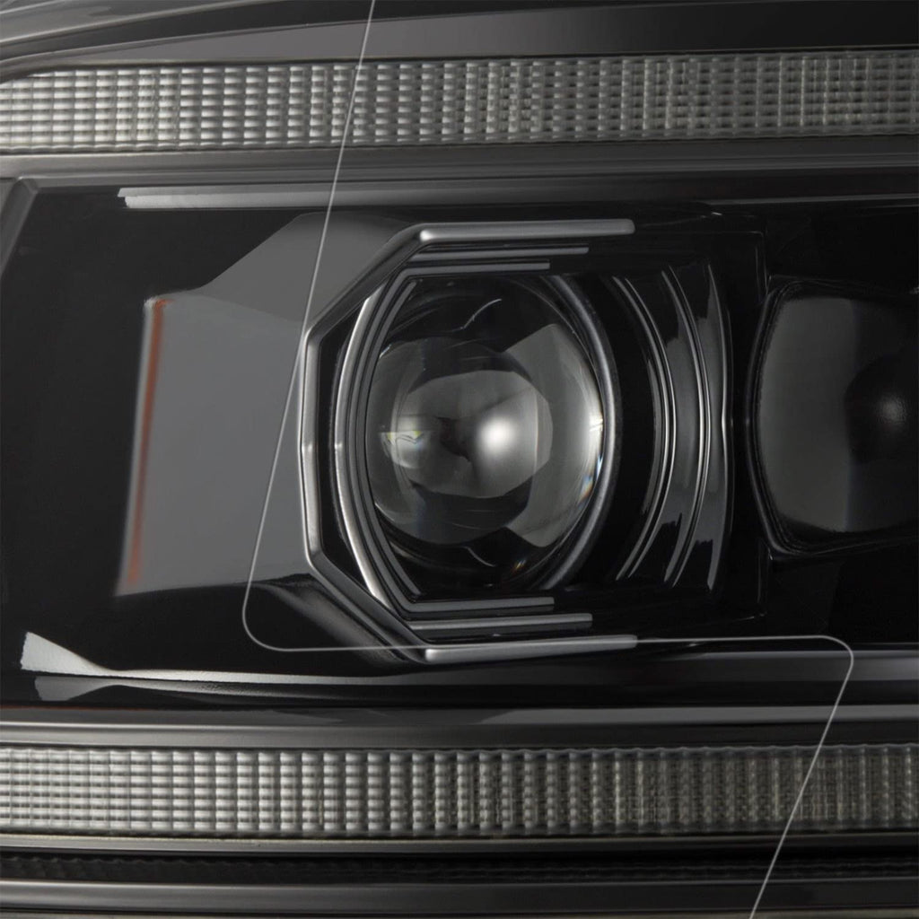 09-18 RAM 1500 PRO-Series Proj Headlights Alpha-Black w/Sequential Signal & Top/Middle DRL (880563)