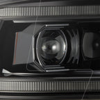 09-18 RAM 1500 PRO-Series Proj Headlights Alpha-Black w/Sequential Signal & Top/Middle DRL (880563)
