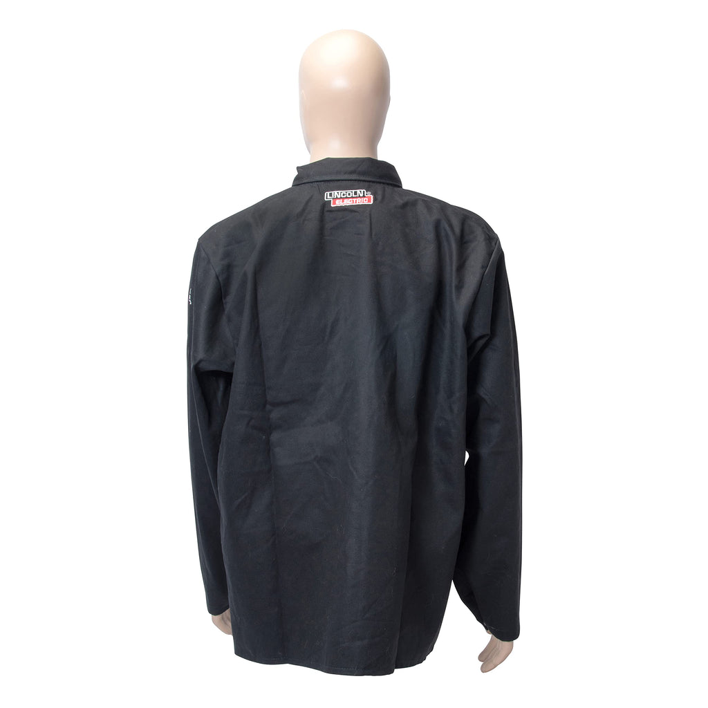 KH808L Black Large Flame-Resistant Cloth Welding Jacket
