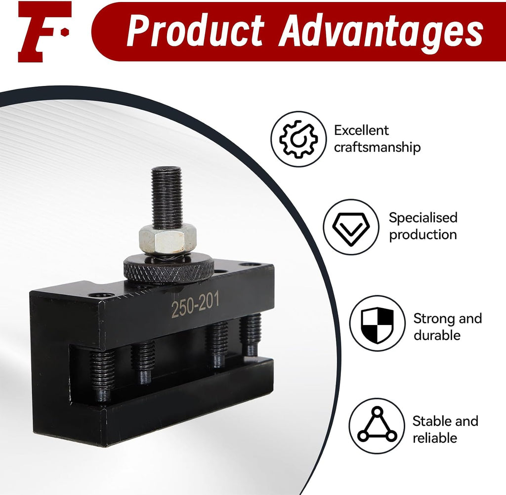 findmall BXA #1 250-201 Quick Change Tool Post, Turning Facing Tool Holder