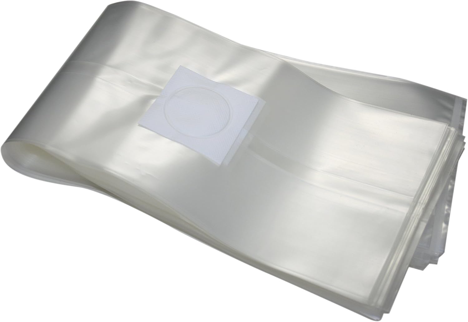 50 Mushroom Growing Bags/Mushroom Spawn Bags, Middle Size 5" X 5" X 19", 0.22 Micron Filter, 3 Mil Polypropylene
