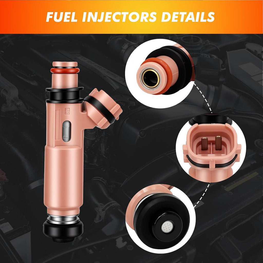 Fuel Injector Fit for Lexus ES300 ES330 RX330 RX400h 2002-2008 3.0L 3.3L V6