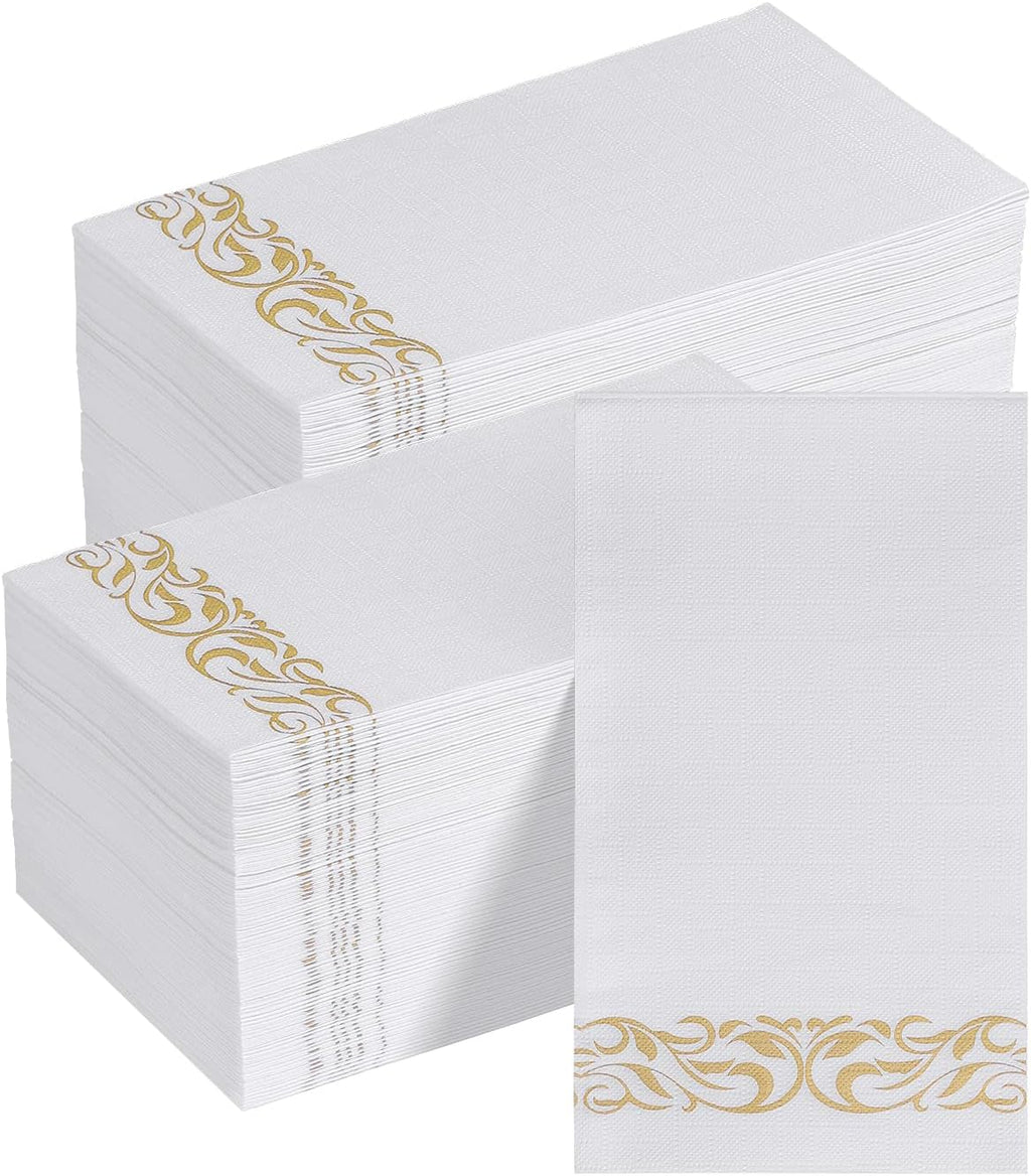 200 Pack 3-Ply Disposable Napkins - Soft & Absorbent