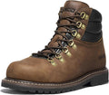 Steel Toe Work Boots for Men Durable Crazy Horse Leather Safety Boots | Goodyear Welt Non Slip EH Rated Sole, Water