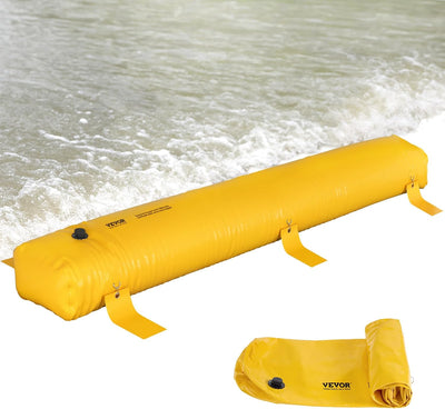 Flood Barrier Hydro Bag 12 ft Length x 12 in Height Water Diversion | Flooding Prevention for Doorways Garages