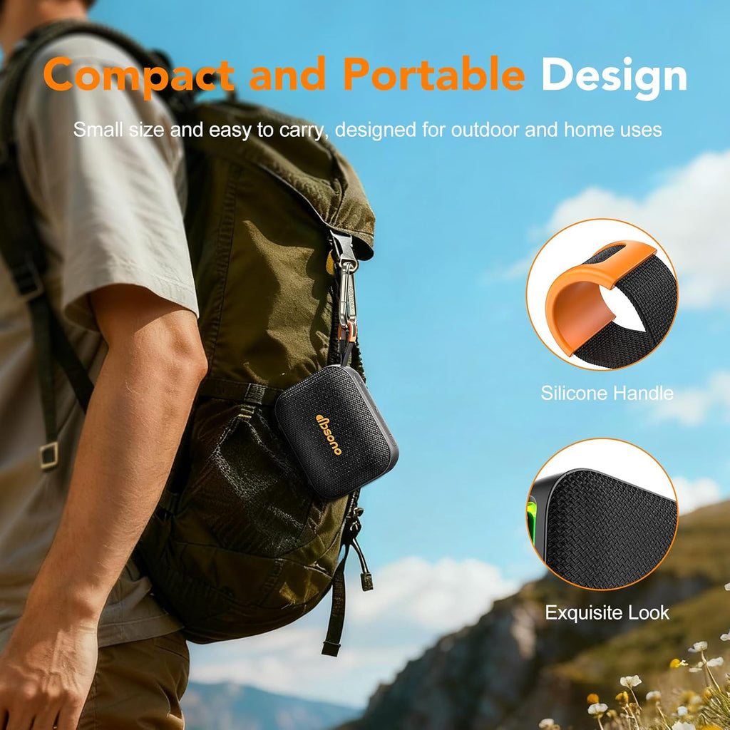Portable Bluetooth Speaker Waterproof Gift: IPX5 HD Sound Up to 24H Playtime, TWS Pairing, LED Light, Outdoor Speaker