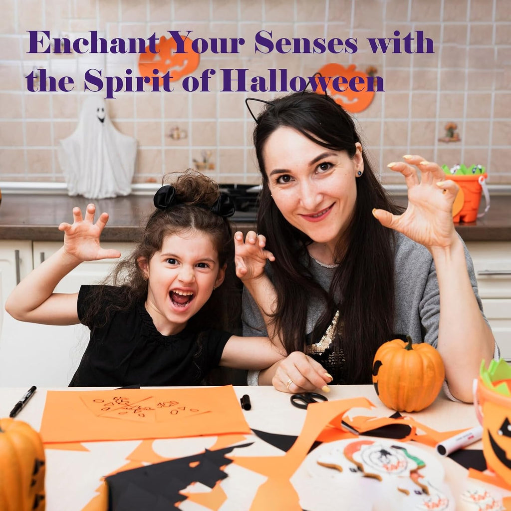 Halloween Fragrance Oil Set, 6x10ml Fall Essential Oils for Diffuser, Candle Soap Making Scents- Brown Sugar and Fig