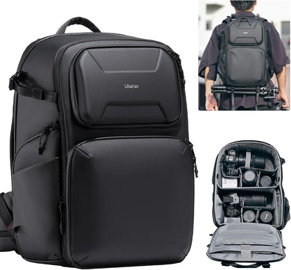 ULANZI BP10 Hardshell Camera Backpack 35L for DSLR Professional Photography Video Accessories Travel Tripod Strorage