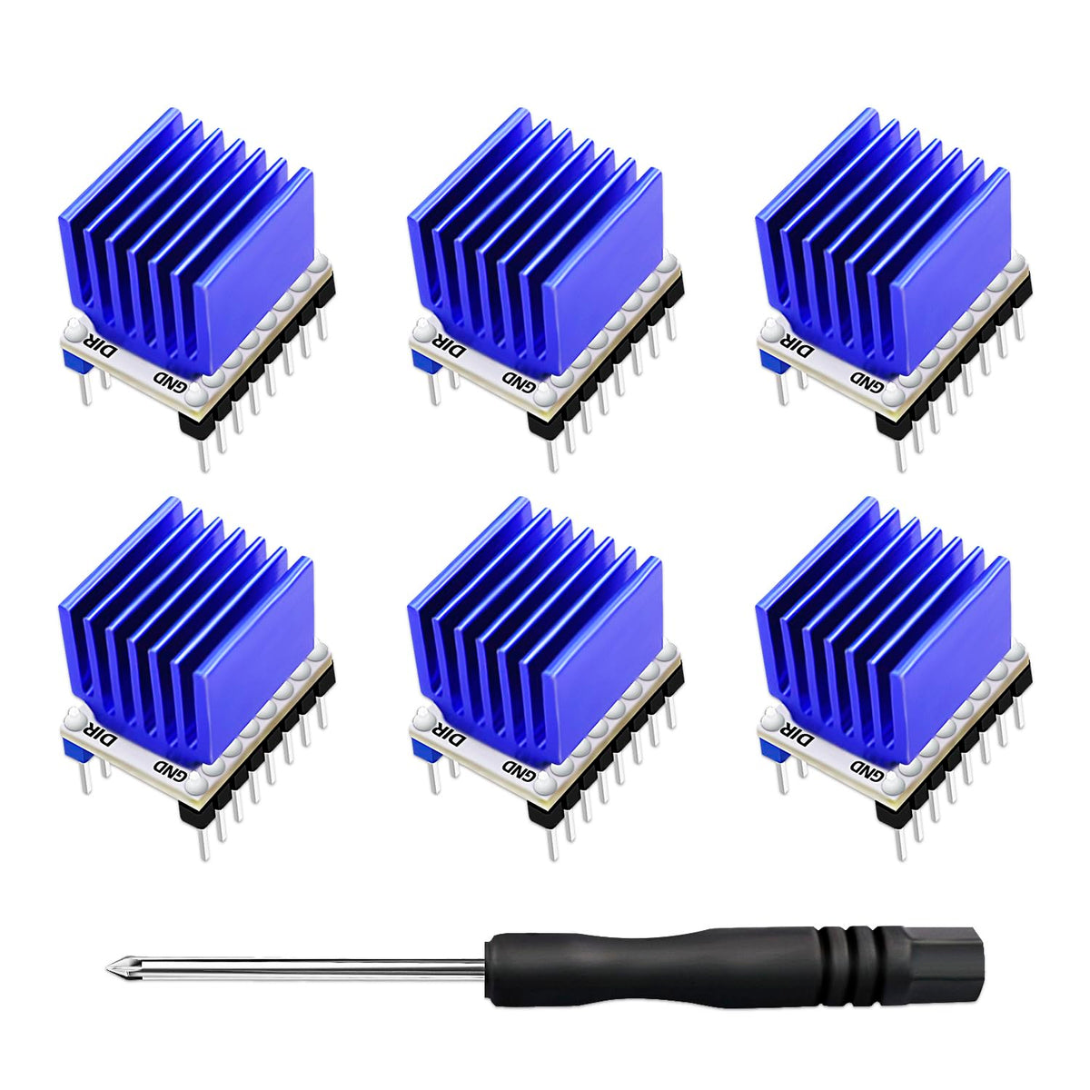 DaFuRui 6PCS TMC2208 V1.2 Silent Stepper Driver for 3D Printer