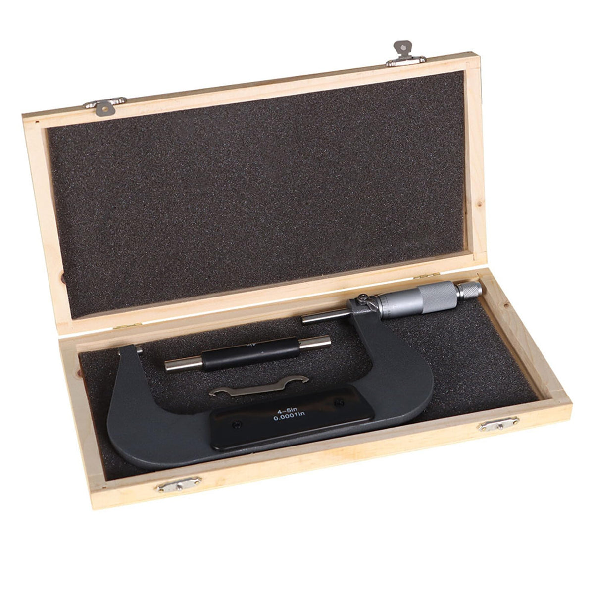 Timunr 4-5 Inch Outside Micrometer 0.0001 Inch Accuracy Measuring Tool