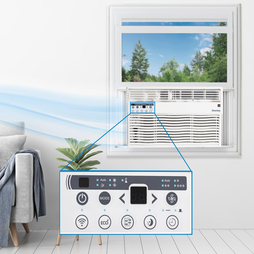 DAC120EB8WDB-RF 12000 BTU Window AC in White