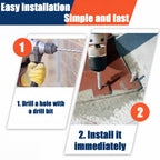 40 Pack 1/2 x 4 Concrete Anchors and Screw Kits Galvanized