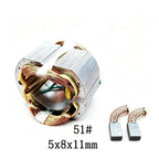 6-Tooth Copper Coil Stator, Compatible With Black&Decker, For 10A