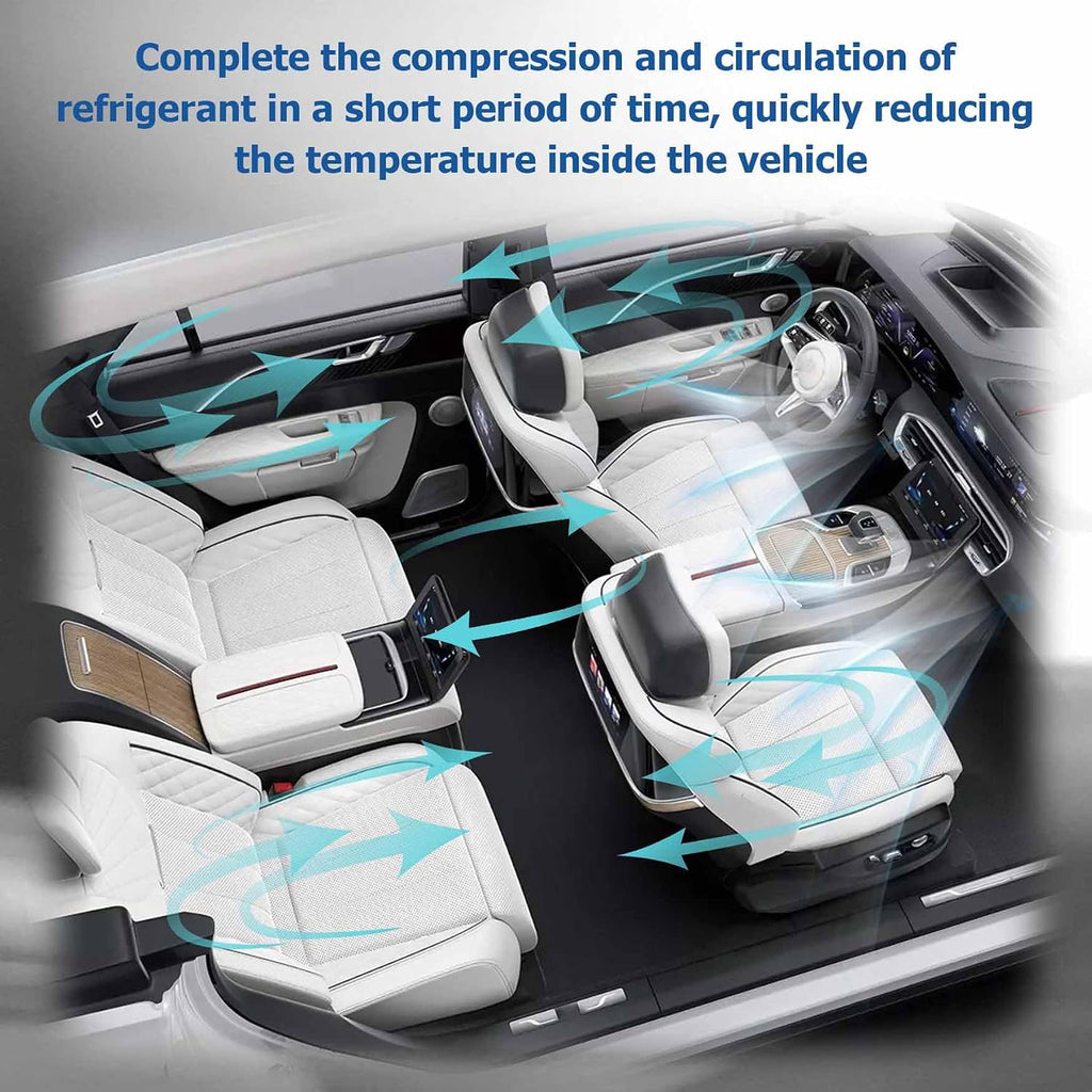 WFLNHB AC Compressor with Clutch 4 Grooves Replacement for Subaru Impreza 2.5L 2007-2014 Replacement for Subaru Forester 2.5L 2007-2013 CO 11227C 97485 73111-FG000