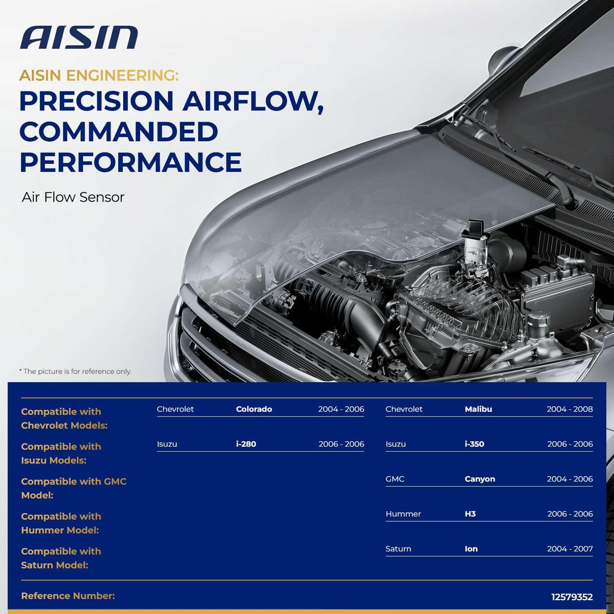 AISIN AFTERMARKET MAFAZ-00037 Mass Air Flow (MAF) Sensor