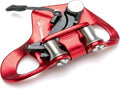 Professional Chest Ascender for Rock Climbing & Rescue - 7075 Aluminum Rope Ascender with Dual Carabiner Slots