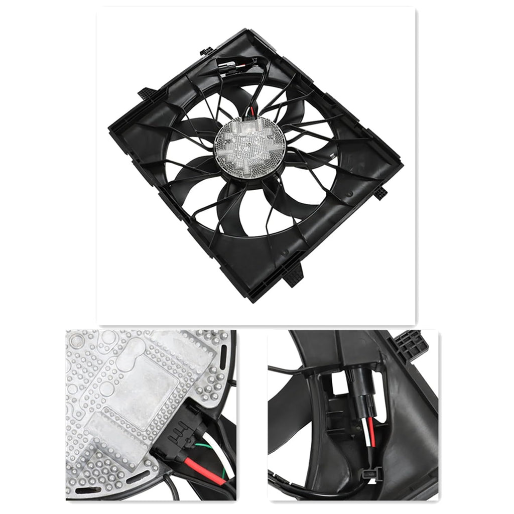WFLNHB Automobile Radiator Fan Assembly Replacement for Grand Cherokee and Durango 2014-2020 52014787AC