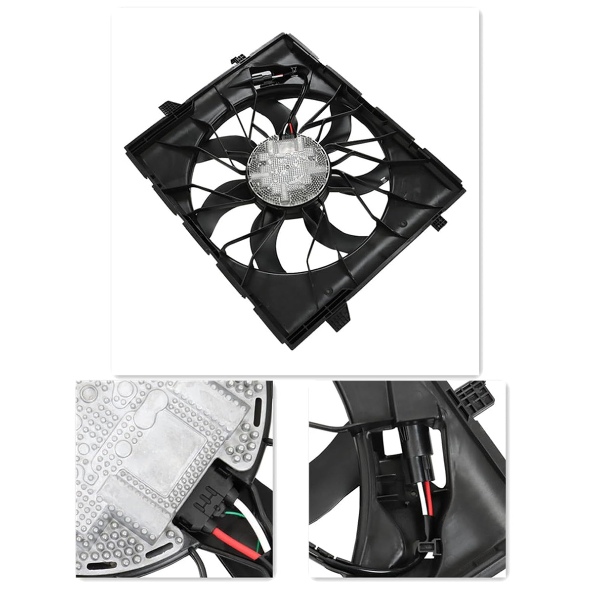 WFLNHB Automobile Radiator Fan Assembly Replacement for Grand Cherokee and Durango 2014-2020 52014787AC