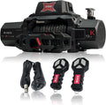 13,500 lb Recovery Winch,12V Electric Winch with 1/2” x70 FT Synthetic Rope,IP68 Waterproof,Anti Slip