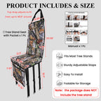 Tree Stand Seat Replacement with Storage Pocket&Adjustable Straps