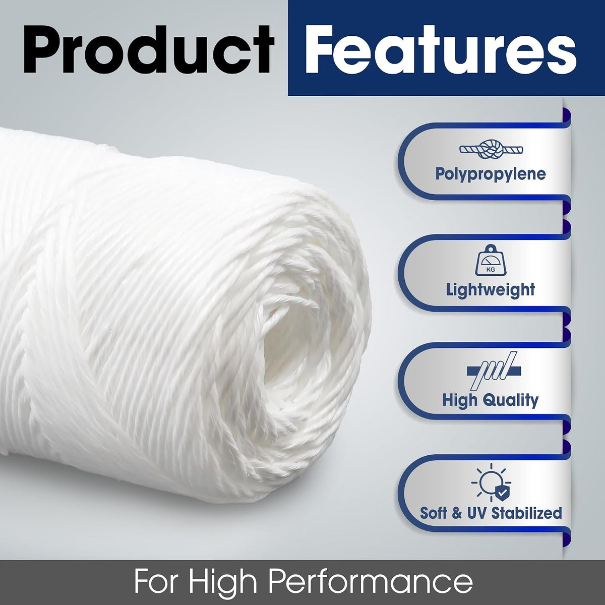 Heavy Duty 200 lbs Strong Polypropylene Tomato Twine, Garden Plant Tie String, Greenhouse Trellis Twine, Durable PP