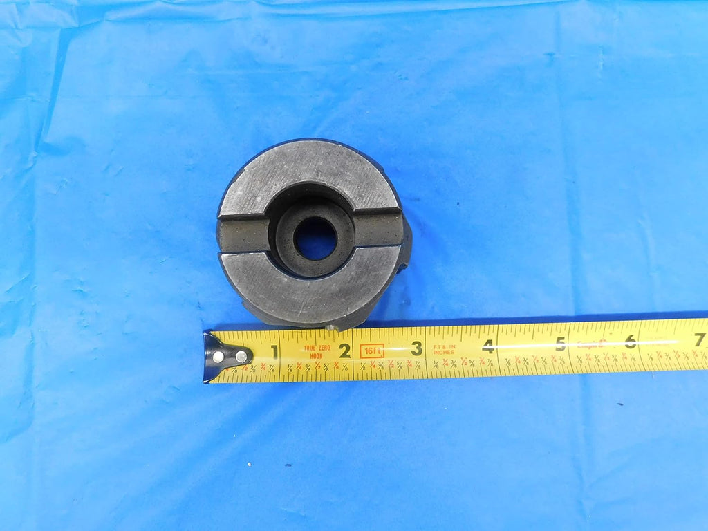 ISCAR 2 1/2" O.D. FACE Mill F90A-D2.5-1.00 1" Pilot 3/8" Key Holds 6 Inserts - MH3160CF2