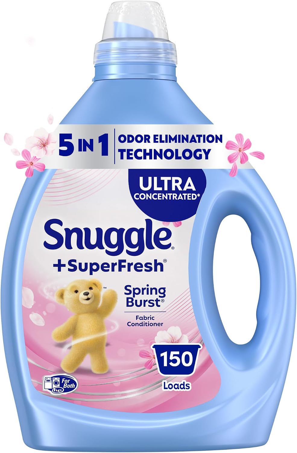 SuperFresh Fabric Softener Liquid, Spring Burst, 78.8oz, 150 Loads