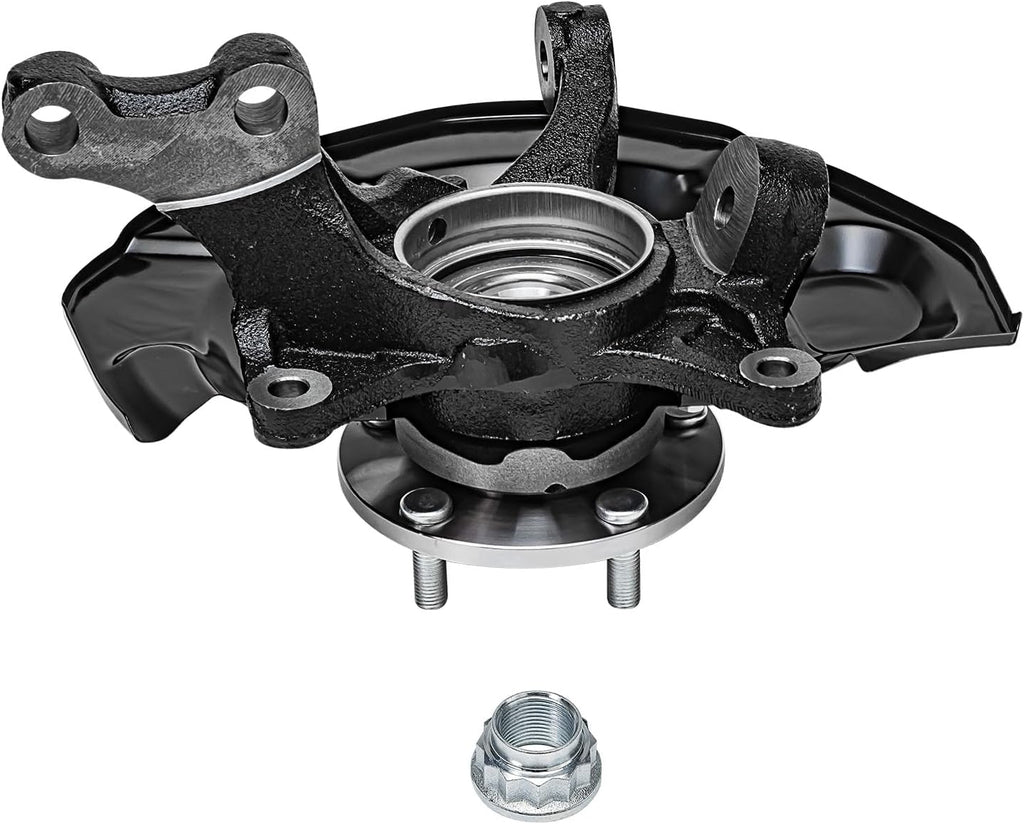 Detroit Axle - FWD Front Knuckle Hub Assemblies for 04-10 Toyota Sienna