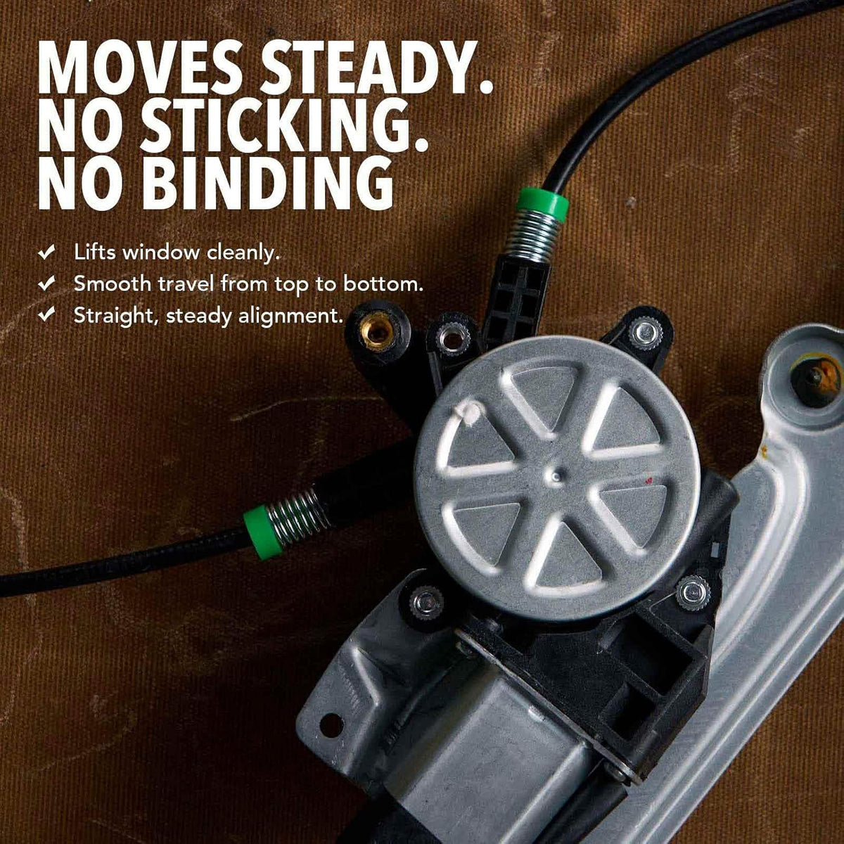 JC Whitney Front Left Power Window Regulator w/Motor Assembly