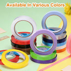 10 Pcs Poly Bag Sealing Tape, 1/2" x 100 Yard, Navy Blue