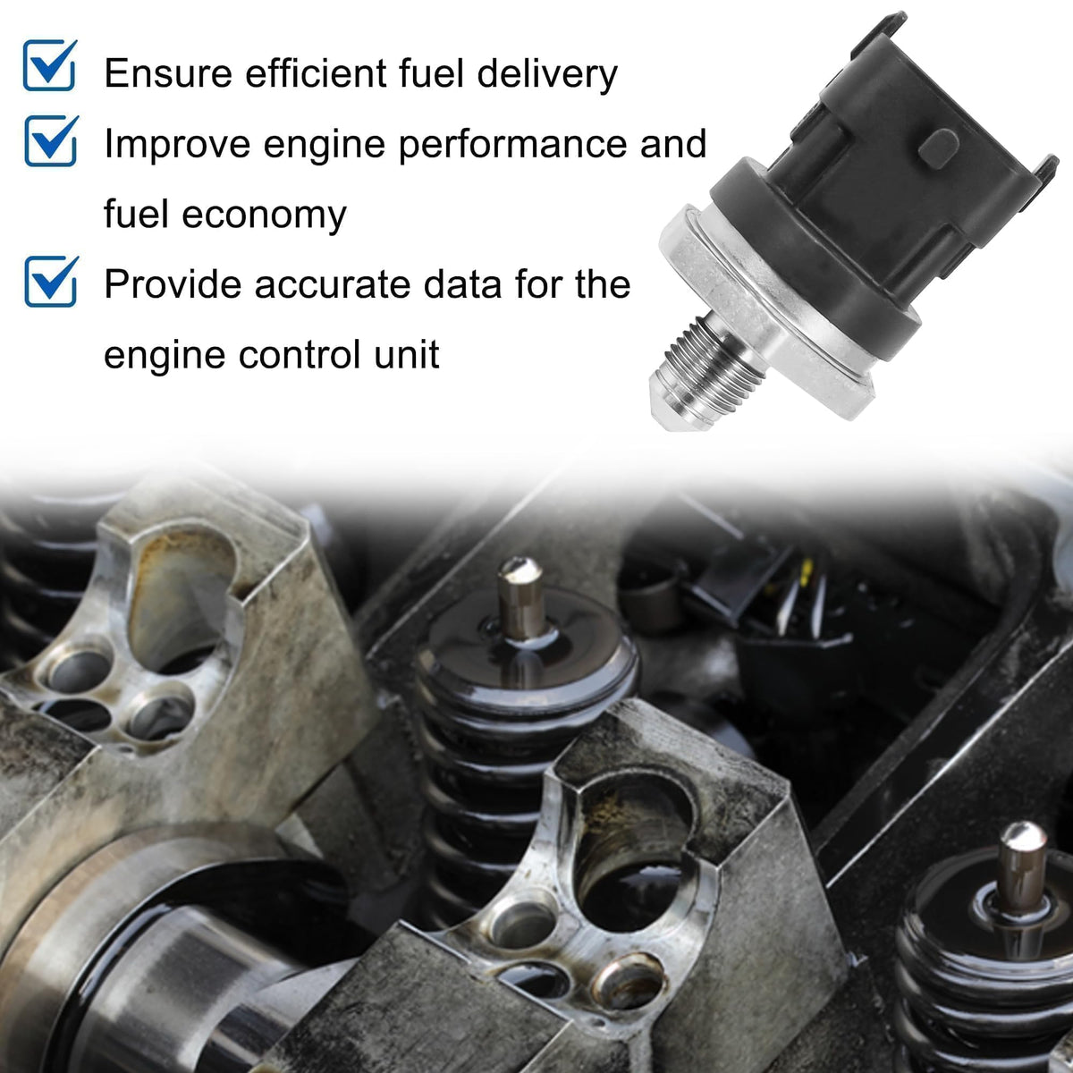 35342-2GGA0 Fuel Injection Rail Pressure Sensor Replace 353422GGA0